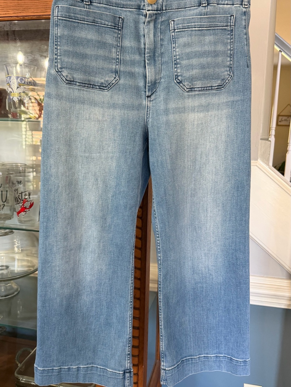 Light Blue Maeve Wide-Leg Women's Jeans